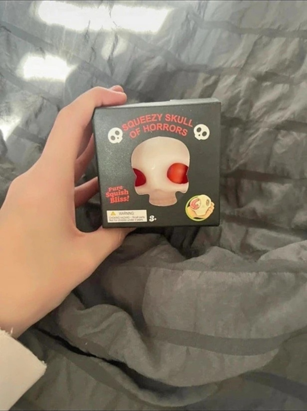Scrunchems Squeezy Skull of Horrors Horror Toy Figure